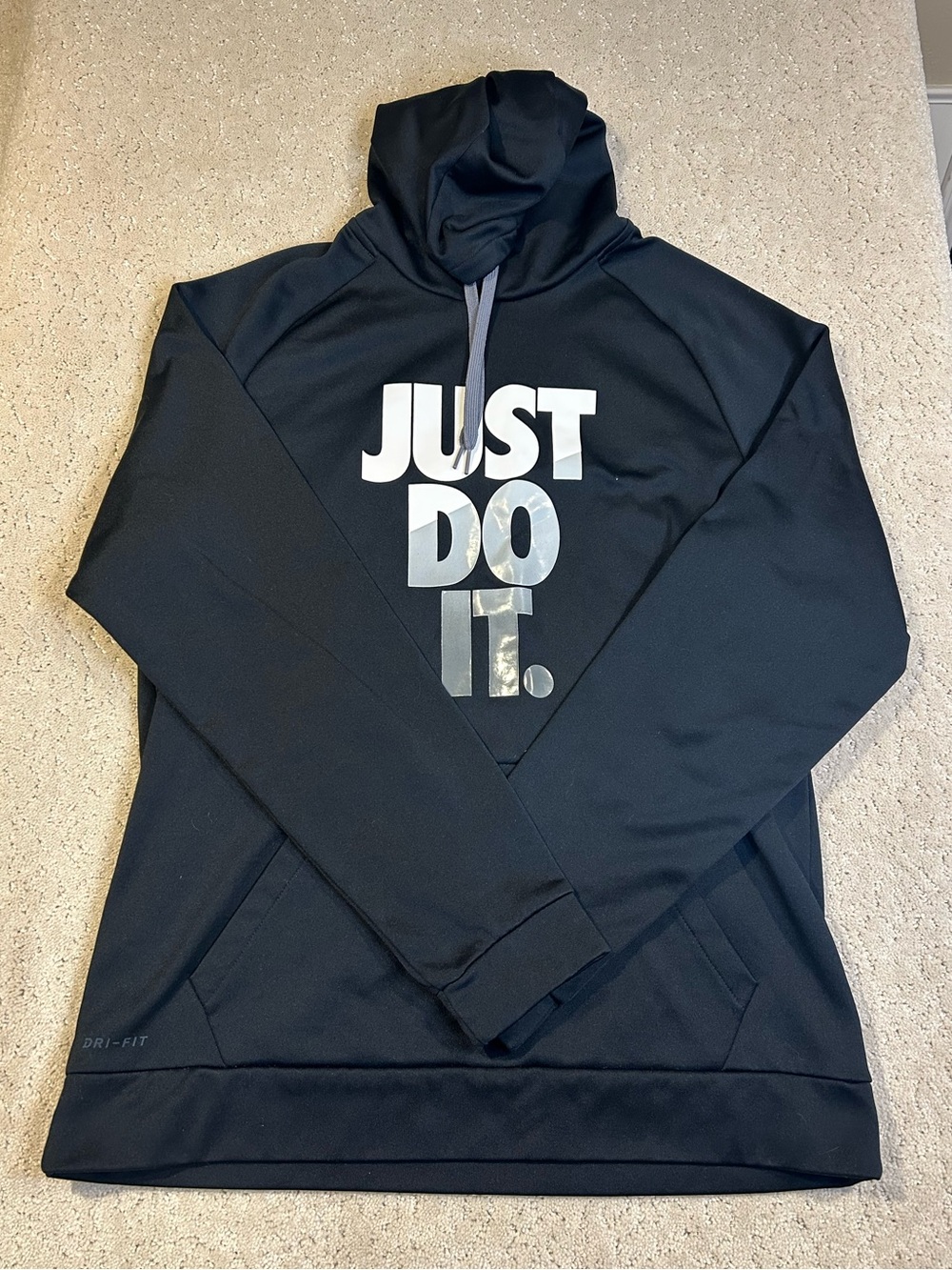 NIKE Just Do It Mens size large hooded Sweatshirt Combine ship Discount